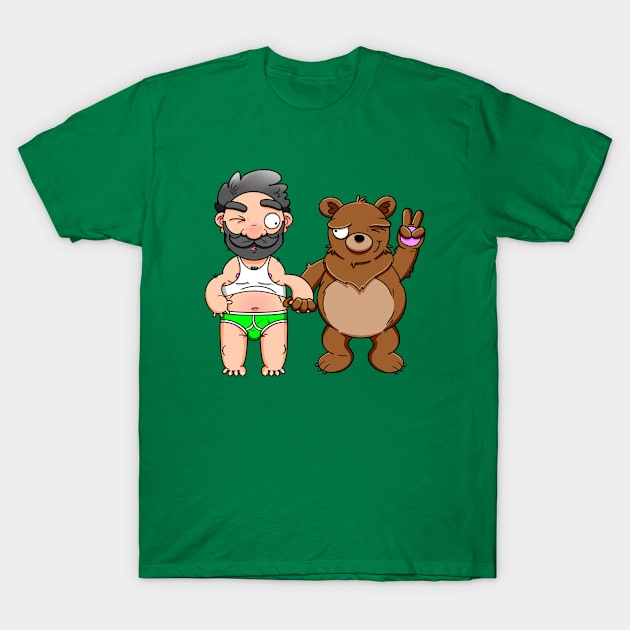 Bear Lover (No Text) T-Shirt by LoveBurty